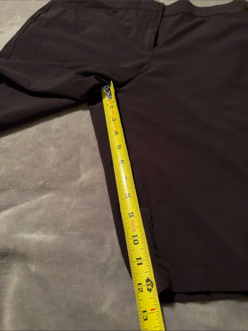 Men's Flat Front Cargo Shorts - Black